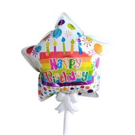Mini Balão ''Happy Birthday''