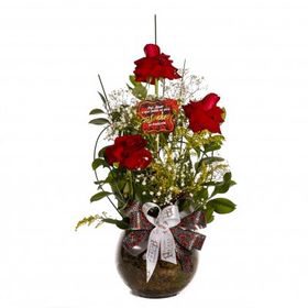 Arranjo Com Rosas